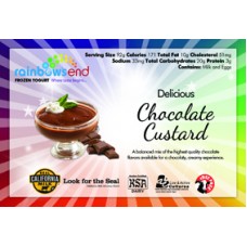 Rainbow's End Chocolate Custard 10% Butterfat 4/1 Gallon