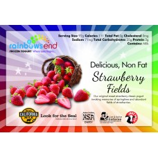 Rainbow's End Classic Non Fat Strawberry Fields Yogurt No High fructose 4-1 gallon 