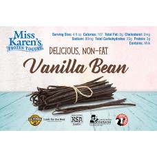 Miss Karen's Vanilla Bean Yogurt Non Fat No High Fructose 4/1 gallon