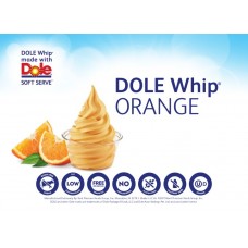 Dole Orange Soft Serve Lactose Free Mix 4/4.4 Lb