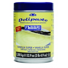 Fabbri Delipaste Vanilla Super - Tins 1500 Kg