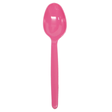 Pink Spoon Heavy Weight 100pc/10 Bg Ct U2100