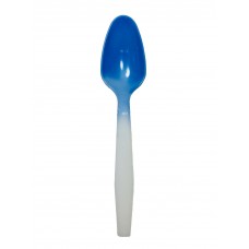 Color Change Med Spoons White To Blue 1000/Ct