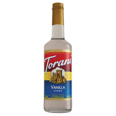 Torani Vanilla Flavoring Syrup 750ml Bottle