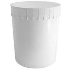Empty 3 Gallon White Ice Cream Tub Hdpe Plastic