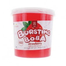 Bossen Pure 25 Strawberry Boba 7.26lb 4/Ct