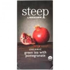 Tea, Steep Organic Green Tea Pom 6/20 Ea