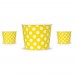 16 Ounce Yellow With White Polka Dots Food Container 1000 Coun t