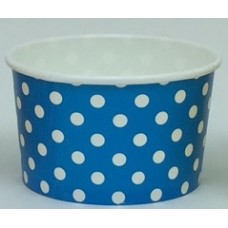 Blue With White Polka Dot 20 Oz Cup 600 Count