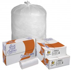 CAN LINER 33X40in 33 GAL 16MIC NATURAL 10/25CT CASE