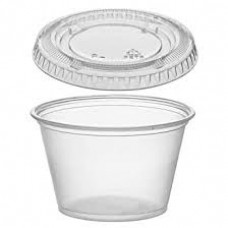 Clear Lid For 4oz Souffle Cup 2500/Ct