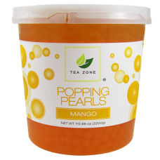 Mango Popping Pearls Teazone 7lb/Tub