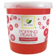 Strawberry Popping Pearls Teazone 7lb/Tub