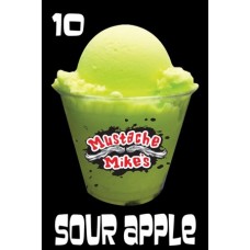 M Mikes Sour Apple Italian Ice Pints 6/Ct